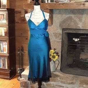 Vintage Ombre silk Cache dress